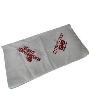 Tulsa Fast Breakers CBA Basketball Promotional Bandana Tulsa Tech KVOO AM FM